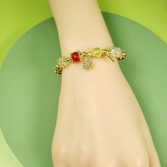 Brand New Gold Colour With Butterfly Bracelet - Picture 6 of 7